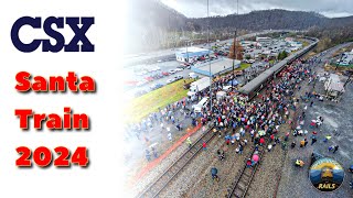 “A Clinchfield Christmas” | Railfans Gather For CSX’s Santa Train