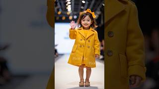 사랑스런 아기의 스타일리시한  트랜치 코트 패션  #Cute  #baby  #FashionStylish #BabyFashi