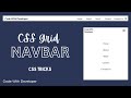 Responsive Navbar Tutorial  using HTML CSS & JavaScript