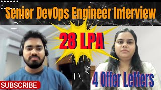Excellent Senior DevOps Engineer Real Interview For 4 to 7 years Experienced || Candidate 4