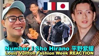 Number_i Sho Hirano 平野紫耀 - Louis Vuitton Fashion Week REACTION