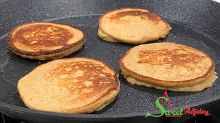 OATMEAL BANANA PANCAKES RECIPE A DELICIOUSLY HEALTHY BREAKFAST IN UNDER 10 MINUTES | GLUTEN-FREE