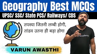 Geography - Very Important MCQs For SSC, State PSC,  Railway, CDS | Unacademy | Varun Awasthi