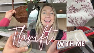 THRIFT WITH ME FOR HOME DECOR | Name Brand Thrifted Clothing Haul