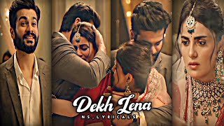 Dekh Lena -Arijit Singh Colour Grading Dekh Lena 4K Full Screen WhatsApp Status 4K Resolution Status