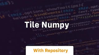 tile numpy