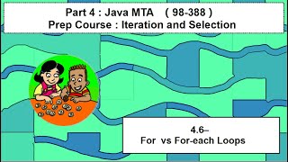 4.6- Java MTA - Iteration and Selection - For vs For-each Loops