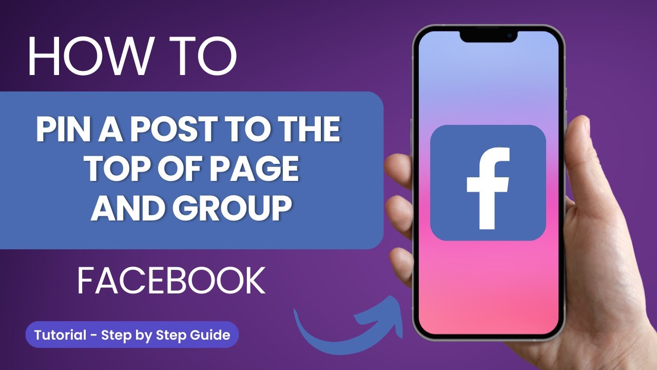 How To Pin A Post On Facebook Page And Group Youtube