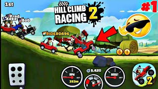 Noob vs Pro vs God gameplay  Hill climb racing 2 !  Android,ios #1