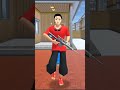 papa menyelamatkan mio dan yuta dari polisi zombie 😱🧟👮 sakura shorts sakuraschoolsimulator