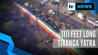 Watch: ABVP’S 1111 feet long Tiranga Yatra on Subash Chandra Bose Jayanti