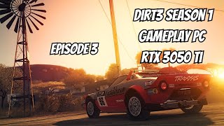 DiRT 3 Complete Edition: Dirt Tour - Alpinestars Ep 3, Safari Historic Cup PC Gameplay RTX 3050 Ti