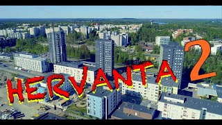 Hervanta 2. Tampere / Hervannan uudet tornitalot ilmakuvaus 4K