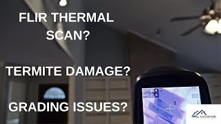 Termite Damage, Flir Thermal Scan,  Protimeter - The Houston Home Inspector