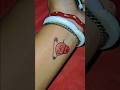 temporary diy pin tattoo ❤️ 👌 #new #2k24 #youtubeshorts #shorts #viral #trending