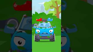 Полицейская Машина🚔 и Погоня за Бабочкой🦋 #carsforkids #мультикидлядетей #carcartoon #cars