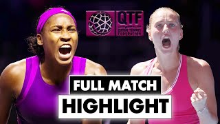 Coco Gauff vs Marta Kostyuk Highlights - WTA Qatar (Doha) Open 2025