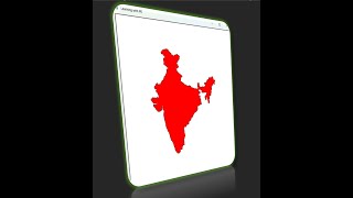 Draw INDIA map in Turtle page used python