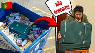 ACHEI UMA MALA SURPRESA CHEIA DE COISAS! OQUE TEM NO LIXO EM PORTUGAL 🗑️🇵🇹