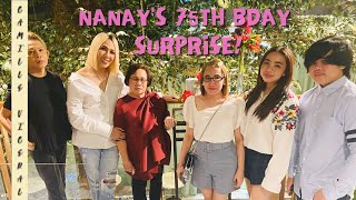 Nanay's 75th Birthday Surprise! | Camille Viceral