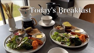 【Today's Breakfast】週末の癒しのコーヒータイム【ワンプレートで朝食】【年末の思い出】