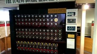 Turing's Bombe Decryption Machine In Action