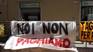 Bollette bruciate contro caro energia, parte campagna Noi non paghiamo