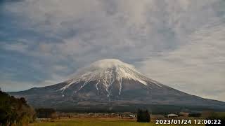 [LIVE]【2023年1月24日】富士山ライブカメラ　朝霧高原　大沢崩れ　Live Camera Mt.FUJI