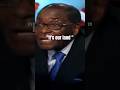it's our land-Robert Mugabe