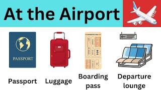 At The Airport | English Vocabulary
