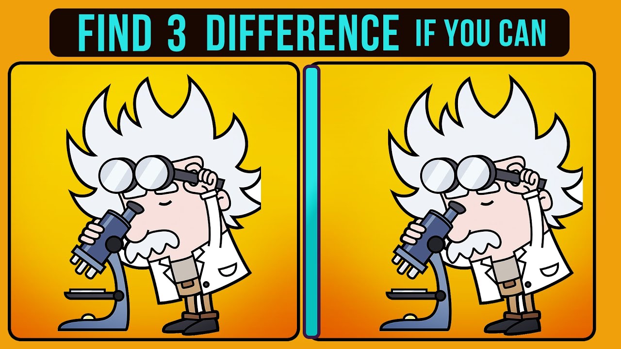 Find 3 Differences Illustration Version Spot Difference Youtube