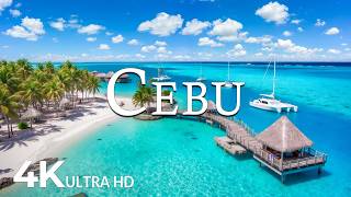 FLYING OVER CEBU (4K UHD) – Soothing Music Along With Beautiful Nature Video - 4K Video ULTRA HD