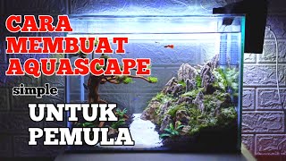 CARA MEMBUAT AQUASCAPE UNTUK PEMULA