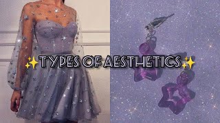 Types of AESTHETICS | find your AESTHETICS (style,room and outfit inspo) [PART 1]