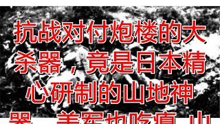 抗战对付炮楼的大杀器，竟是日本精心研制的山地神器，美军也吃瘪_山炮