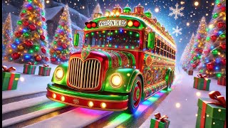 Magical Wheels on the Bus Delivers Gifts! 🎄🎁 | Fun Song for Kids