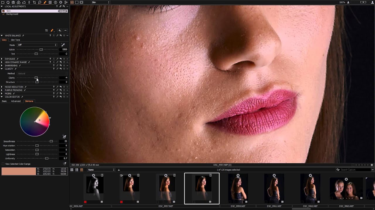 My Portrait Retouching With Capture One V8 - YouTube