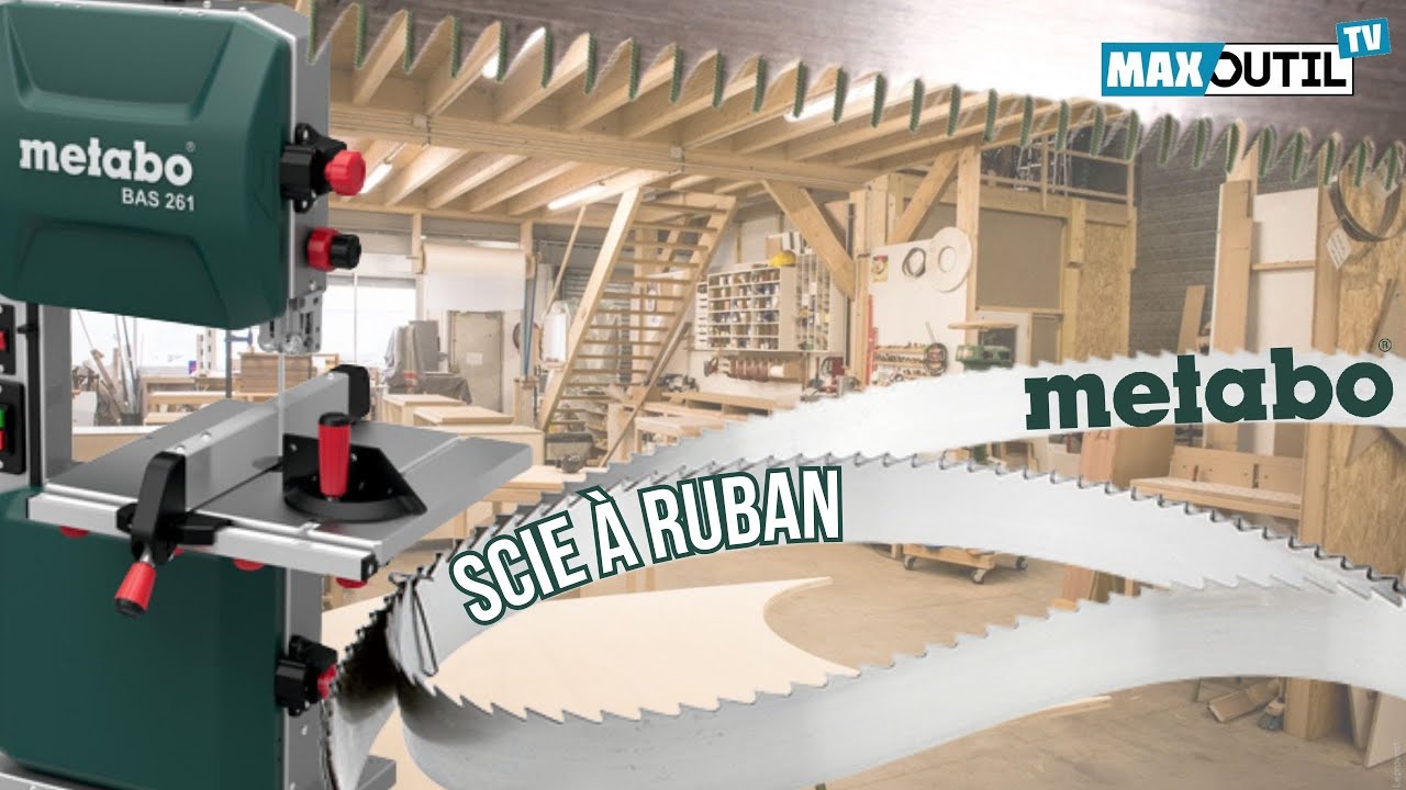 ON TESTE LA SCIE A RUBAN 261 METABO 😮 - YouTube