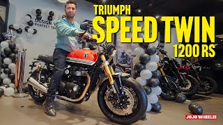 New 2025 Triumph Speed Twin 1200 RS: Retro Sporty Bike? Most detailed walkaround | jojo wheelie