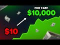 Beserk trading a $10 account into $10000 using BB strategy |  No Sl allowed🚫