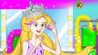 25 Dakika Prenses Rapunzel Masalları | KONDOSAN Türkçe -Çizgi Film&Çocuk Masalla