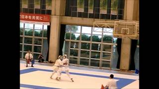 決勝　男子組手１部日本スポーツマスターズ2013　北九州