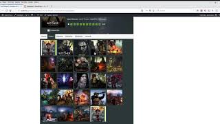 Wordpress Game Database Plugin preview (Still developing)