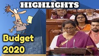 Budget 2020 Highlights | New Tax Regime Benefit Rs. 78000 | Nirmala Sitaraman Finance Minister India