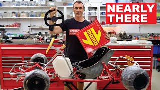 Vintage DAP Kart Restoration: Episode 6 - FINALLY! A Complete Rolling Chassis - POWER REPUBLIC