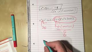 38 The Factor Theorem Chapter 7 section 3 Edexcel Pure AS Level Maths
