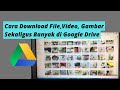 Cara Download File,Video, Gambar Sekaligus Banyak di Google Drive