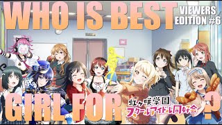 Who is the Best [and Worst] Girl for NijiGaku? [Results Before Anime (Poll #6)]