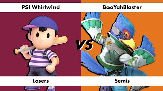 WTT #135: PSI Whirlwind (Ness) vs BooYahBlaster (Falco) - Smash Ultimate SSBU