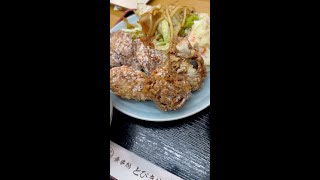 食事処 とびきり 唐揚げ定食 伊勢崎市 #Shorts